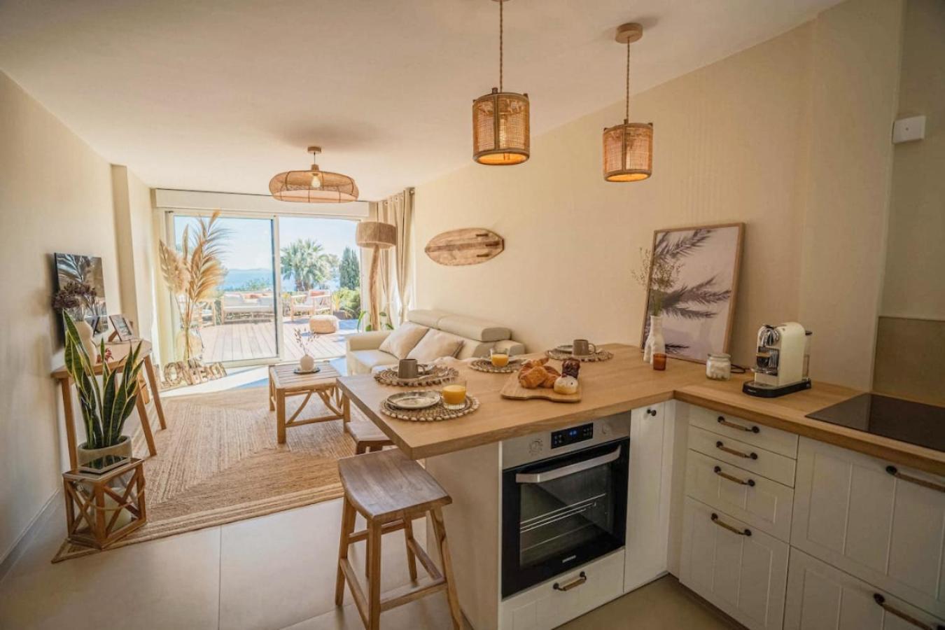 Logement Vue Mer Splendide - Situe A 50 Metres Du Bord De Mer Et 2 Minutes Des Plages - Bandolina מראה חיצוני תמונה