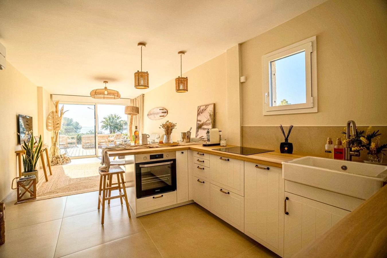 Logement Vue Mer Splendide - Situe A 50 Metres Du Bord De Mer Et 2 Minutes Des Plages - Bandolina מראה חיצוני תמונה